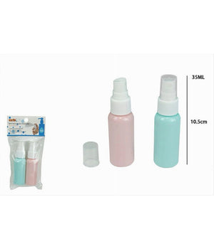 Set 4 Pz Bottiglia Spray Vuota Boccetta Da Viaggio Lozione Profumo Da 35ml 79373         