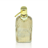 Set 4 pz dispensatore sapone liquido in vetro colorato con capacità 400 ml