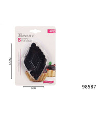 Set 4 Pz Formine Stampo Per Crostatine Dolci Dessert Antiaderente 6,5x5cm 98587         