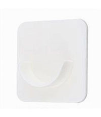 Set 4 Pz Supporti Adesivi Per Bastone Per Tenda Bagno Aste Doccia Bianco 87358         
