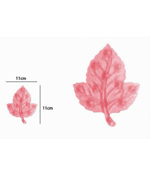 Set 4 Pz Tappetini Antiscivolo Foglia Per Doccia Vasca Con Ventosa Rosso 69931         