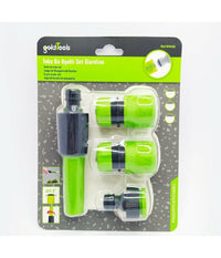 Set 4 Pz Ugelli Tubo Lancia Raccordi Da 1/2" Connettore Irrigare Giardino 90015         