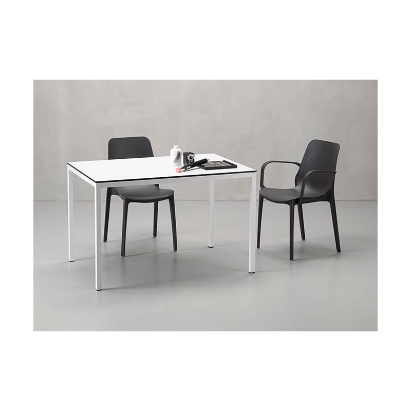 SET 4 SEDIE GINEVRA TECNOPOLIMERO CON BRACCIOLI SCAB DESIGN - Verde pistacchio 51