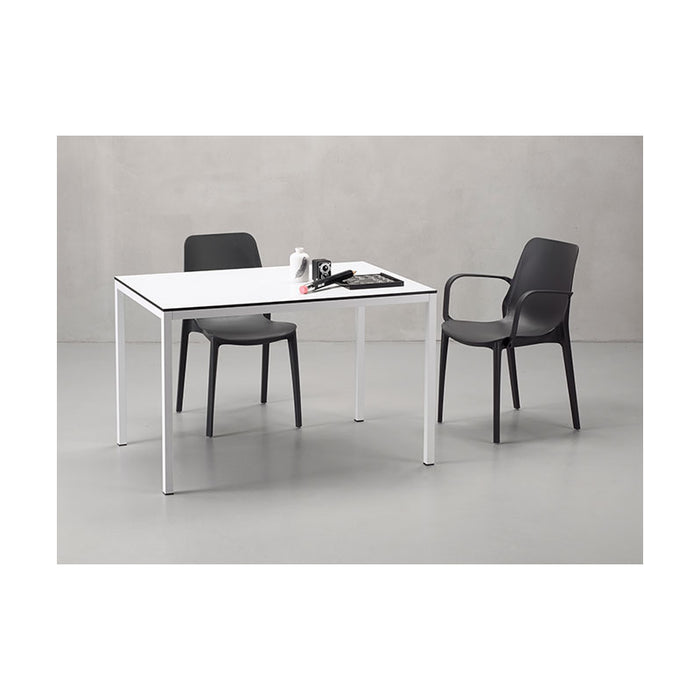 SET 4 SEDIE GINEVRA TECNOPOLIMERO CON BRACCIOLI SCAB DESIGN - Verde pistacchio 51