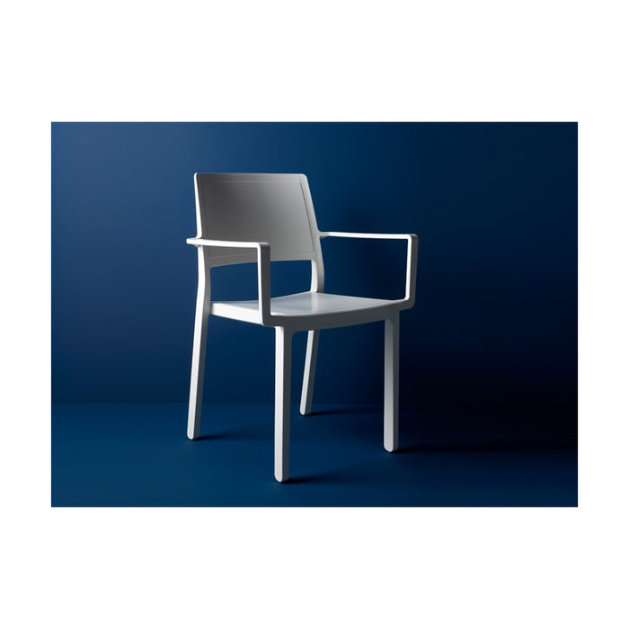 SET 4 SEDIE KATE CON BRACCIOLI TECNOPOLIMERO SCAB DESIGN - Lino 11