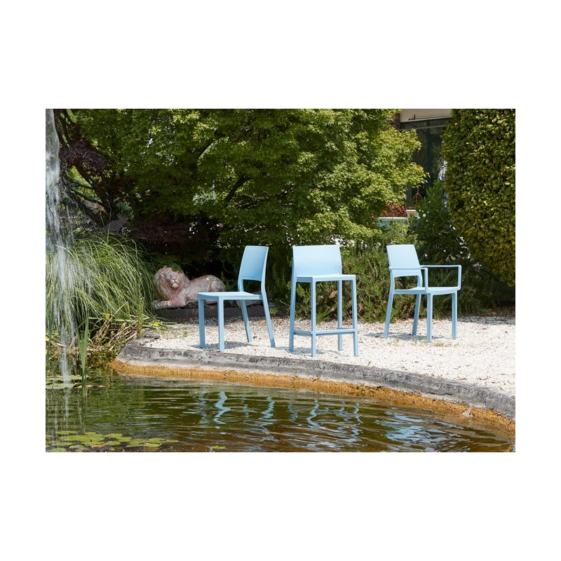 SET 4 SEDIE KATE CON BRACCIOLI TECNOPOLIMERO SCAB DESIGN - Lino 11