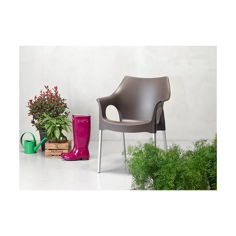 SET 4 SEDIE OLA TECNOPOLIMERO SCAB DESIGN MADE IN ITALY - Verde pistacchio 51