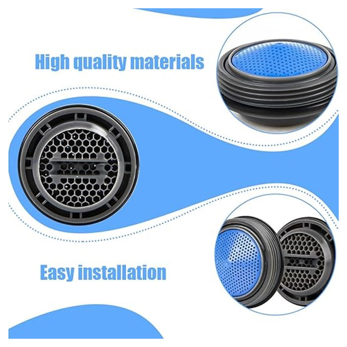 Trade Shop - Set 4pz Aeratore Per Rubinetto M24 24mm Filtro Acqua Rompigetto Per Cucina Bagno         