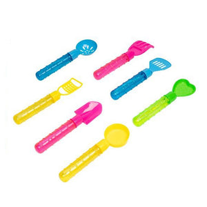 Trade Shop - Set 4pz Bacchette Per Bolle Di Sapone Con Testa Attrezzo Spiaggia Gioco Bambini 3+ 6560330 -
