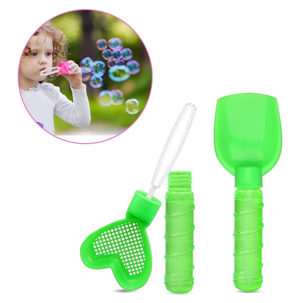 Trade Shop - Set 4pz Bacchette Per Bolle Di Sapone Con Testa Attrezzo Spiaggia Gioco Bambini 3+ 6560330 -
