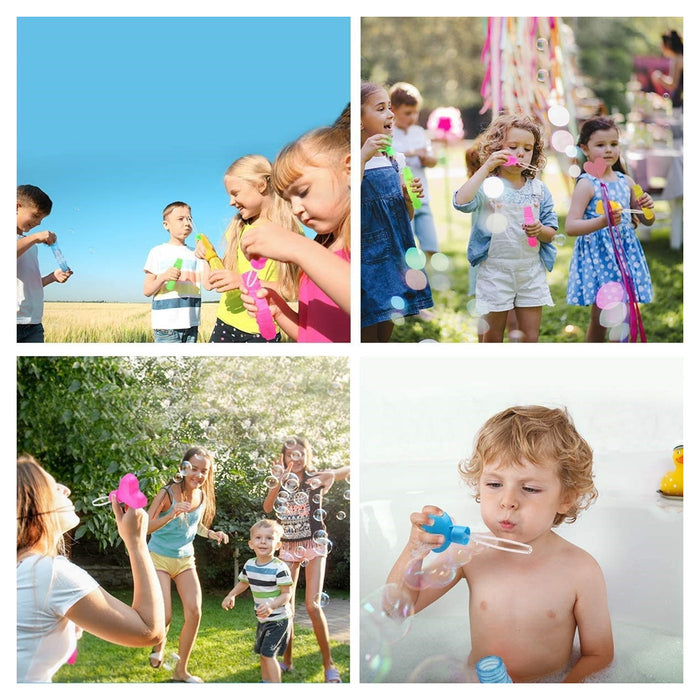 Trade Shop - Set 4pz Bacchette Per Bolle Di Sapone Con Testa Attrezzo Spiaggia Gioco Bambini 3+ 6560330 -