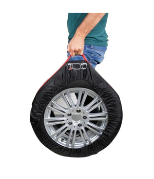Trade Shop - Set 4pz Borsa Custodia Protezione Pneumatici Auto Cover Storage Gomme Ruote 65cm -