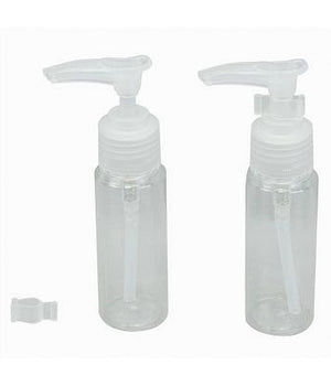 Set 4pz Bottiglia Da Viaggi Vuota Trasparente 30ml Dispenser Con Erogatore 79388         
