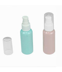 Set 4pz Bottiglia Viaggi Vuota 100ml Dispenser A Pompa Per Crema Cosmetici 79381         
