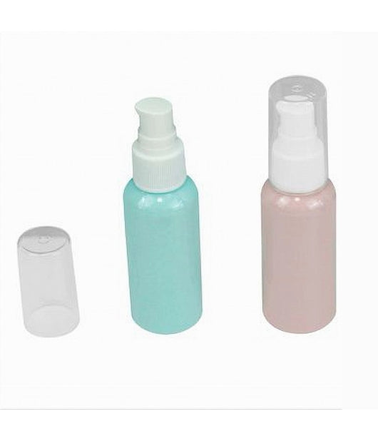 Set 4pz Bottiglia Viaggi Vuota 100ml Dispenser A Pompa Per Crema Cosmetici 79381         