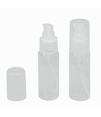 Set 4pz Bottiglia Viaggi Vuota Trasparente 100ml Dispenser Pompa Per Crema 79396         