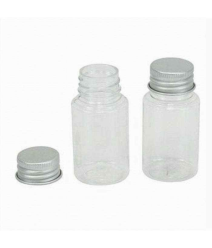 Set 4pz Bottiglia Viaggio Contenitori Vuoti Ricaricabili Tappo A Vite 30ml 79382         