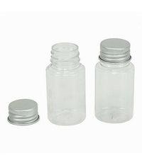 Set 4pz Bottiglia Viaggio Contenitori Vuoti Ricaricabili Tappo A Vite 50ml 79383         