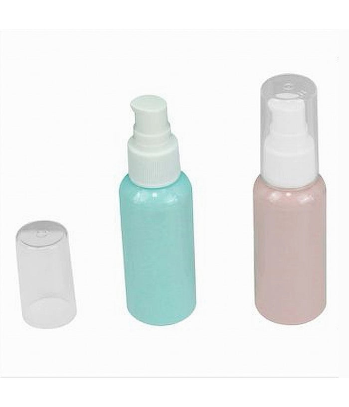 Set 4pz Bottiglia Viaggio Vuota 35ml Dispenser A Pompa Per Crema Cosmetici 79379         