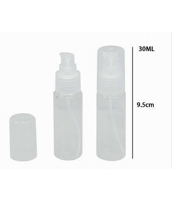 Set 4pz Bottiglia Viaggio Vuota Trasparente 30ml Dispenser Pompa Per Crema 79394         
