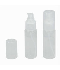 Set 4pz Bottiglia Viaggio Vuota Trasparente 50ml Dispenser Pompa Per Crema 79395         
