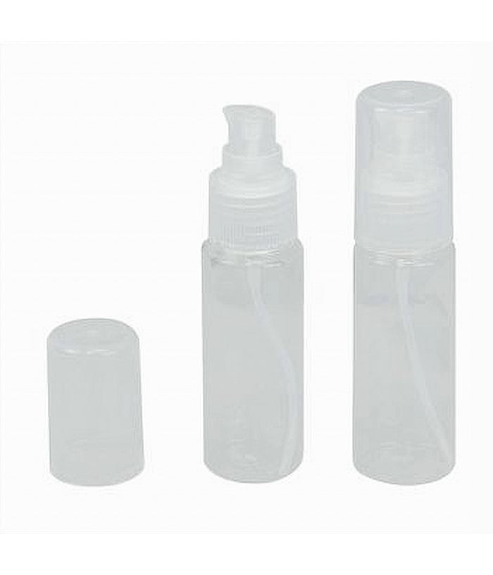Set 4pz Bottiglia Viaggio Vuota Trasparente 50ml Dispenser Pompa Per Crema 79395         