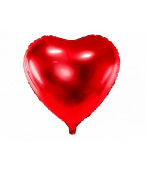 Set 4pz Cuore Rosso Elio 46cm 18" Pallone Palloncino San Valentino Addobbo Festa         