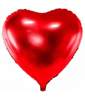Set 4pz Cuore Rosso Elio 46cm 18" Pallone Palloncino San Valentino Addobbo Festa         