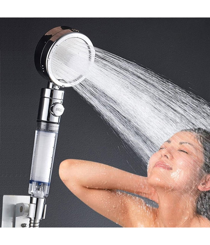 Set 4pz Filtro In Cotone Pp Ricambio Per Doccetta Soffione Doccia Rimovibili 59998         