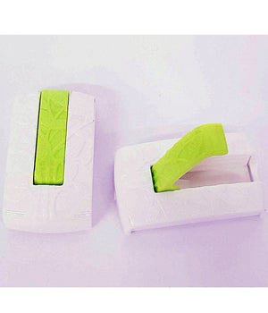 Set 4pz Gancio Adesivo 5x3cm Scomparsa Plastica Guardaroba Appendiabiti Cucina         