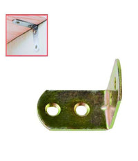 Set 4pz Lastrina Lastrine Ad Angolo Forma L 30x18x2mm Con Viti Per Mobili 91216         