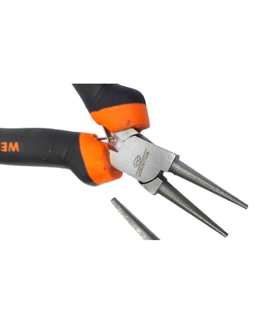 Set 4pz Mini Pinza Per Fabro Elettricista 115 Mm Acciaio Ergonomica Bricolage         