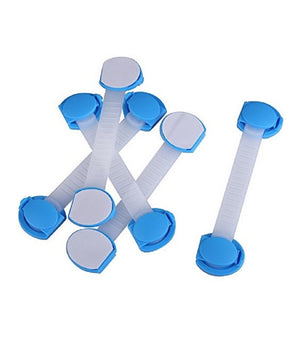 Set 5 Fascette Chiusure Per Mobili Cassetti Frigo Sicurezza Protezione Bambini         