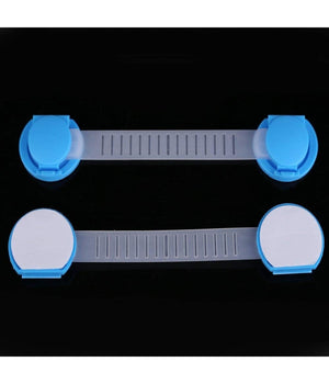 Set 5 Fascette Chiusure Per Mobili Cassetti Frigo Sicurezza Protezione Bambini         