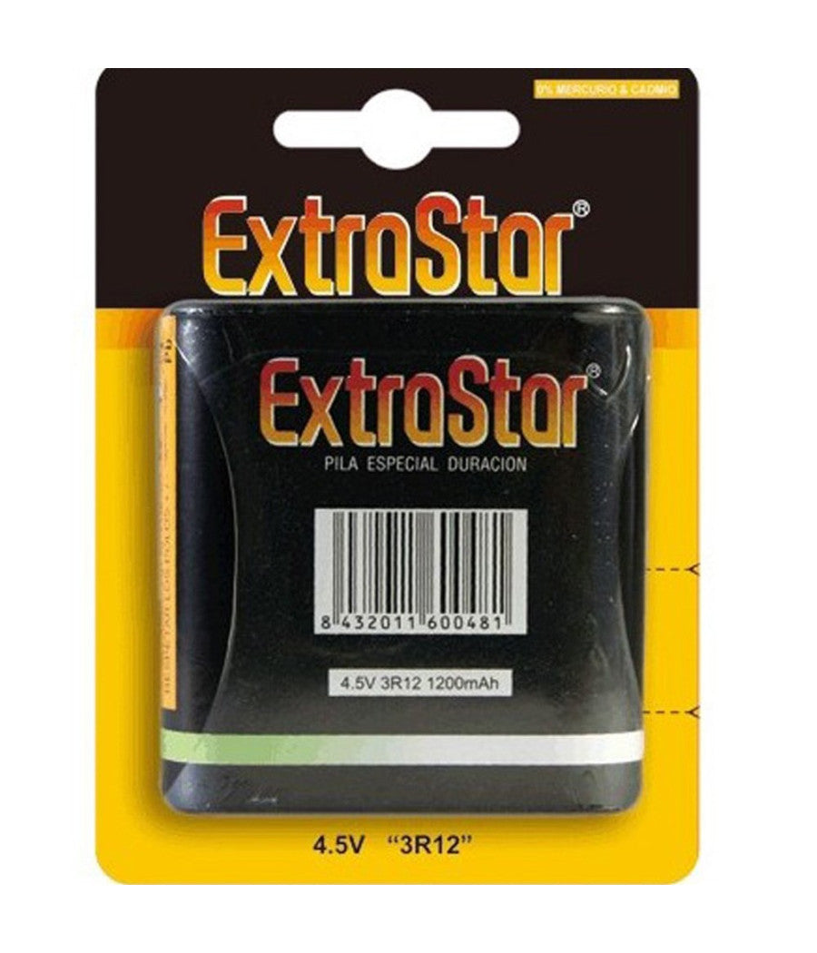 Set 5 Pezzi Batteria Pila Batteria Zinco Carbone 4,5v 4.5v 3lr12 Piatta Alcalina         