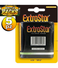 Set 5 Pezzi Batteria Pila Batteria Zinco Carbone 4,5v 4.5v 3lr12 Piatta Alcalina         