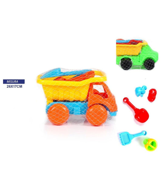 Set 5 Pezzi Giochi Mare Spiaggia Camion Palette Formine Giocattolo Bambino Bimbo         