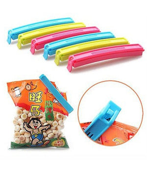 Set 5 Pezzi Sigilla Sacchetti Chiudi Sacchetto Molletta Clip Chiusura Confezioni         