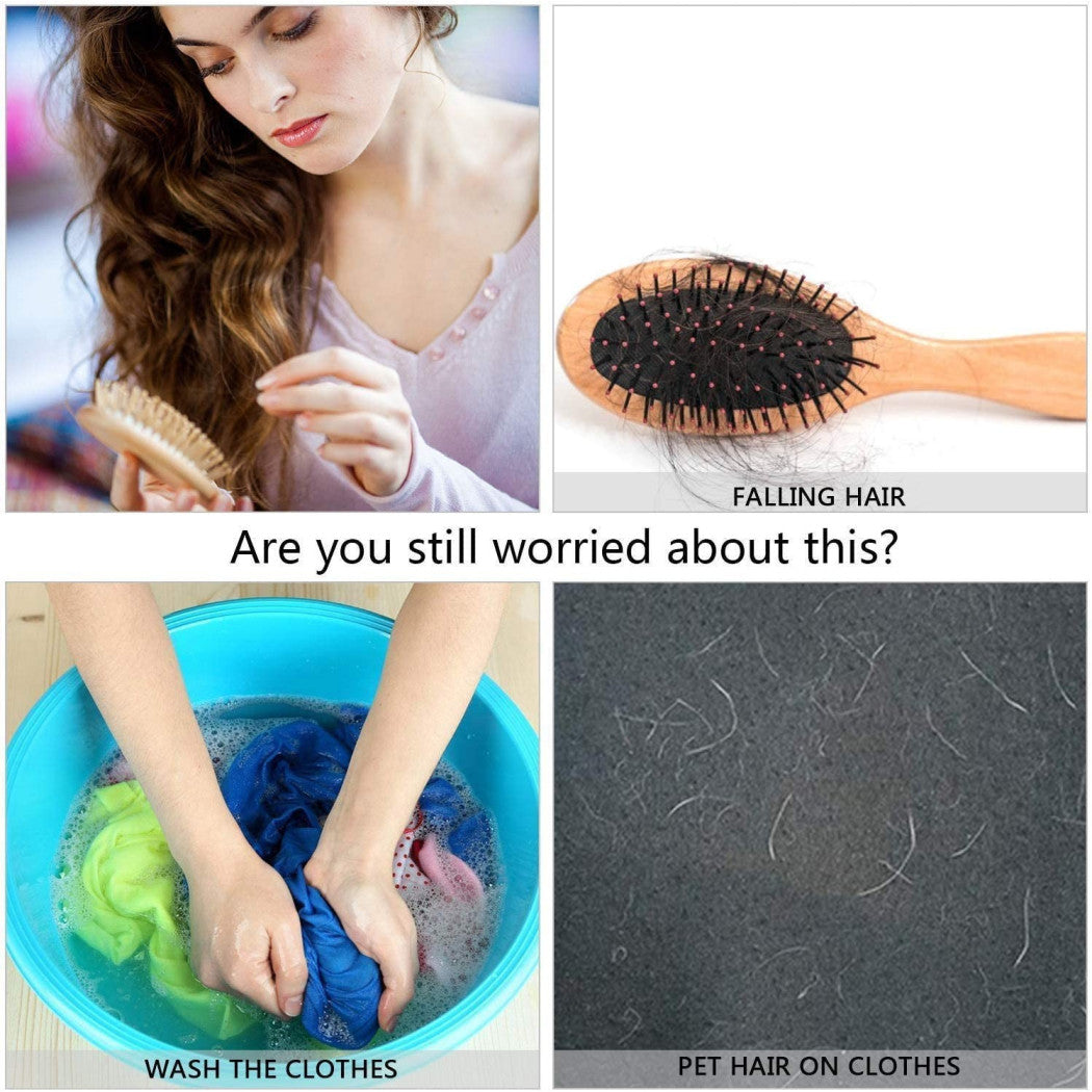 Trade Shop - Set 5 Rimuovi Peli Cane E Gatto Dai Vestiti In Lavatrice E Asciugatrice Silicone -