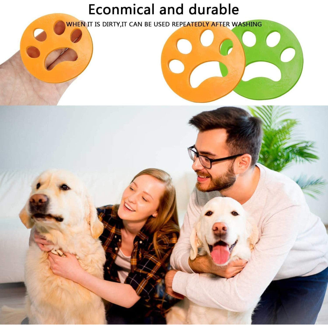 Trade Shop - Set 5 Rimuovi Peli Cane E Gatto Dai Vestiti In Lavatrice E Asciugatrice Silicone -