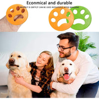 Trade Shop - Set 5 Rimuovi Peli Cane E Gatto Dai Vestiti In Lavatrice E Asciugatrice Silicone -