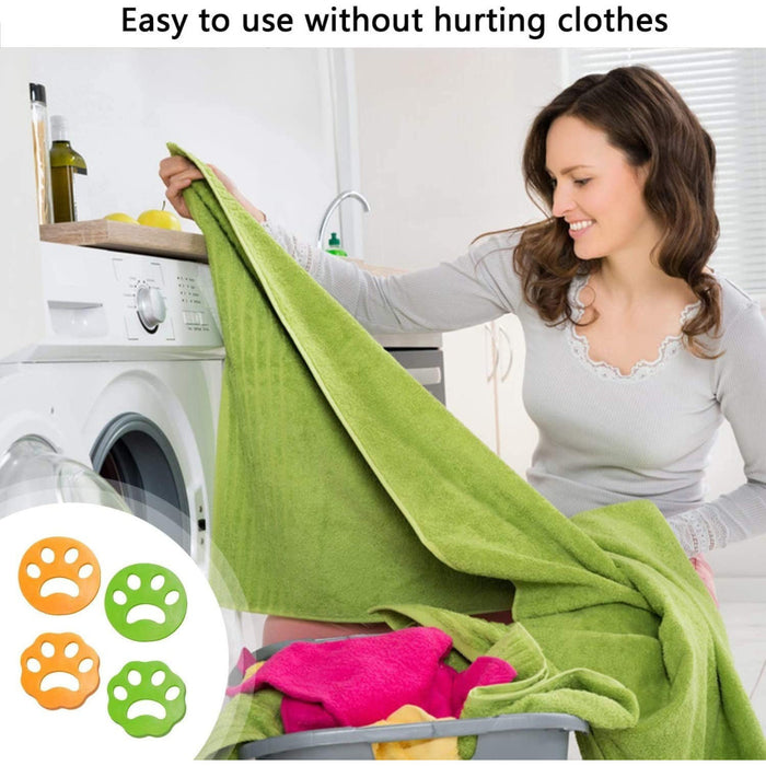 Trade Shop - Set 5 Rimuovi Peli Cane E Gatto Dai Vestiti In Lavatrice E Asciugatrice Silicone -