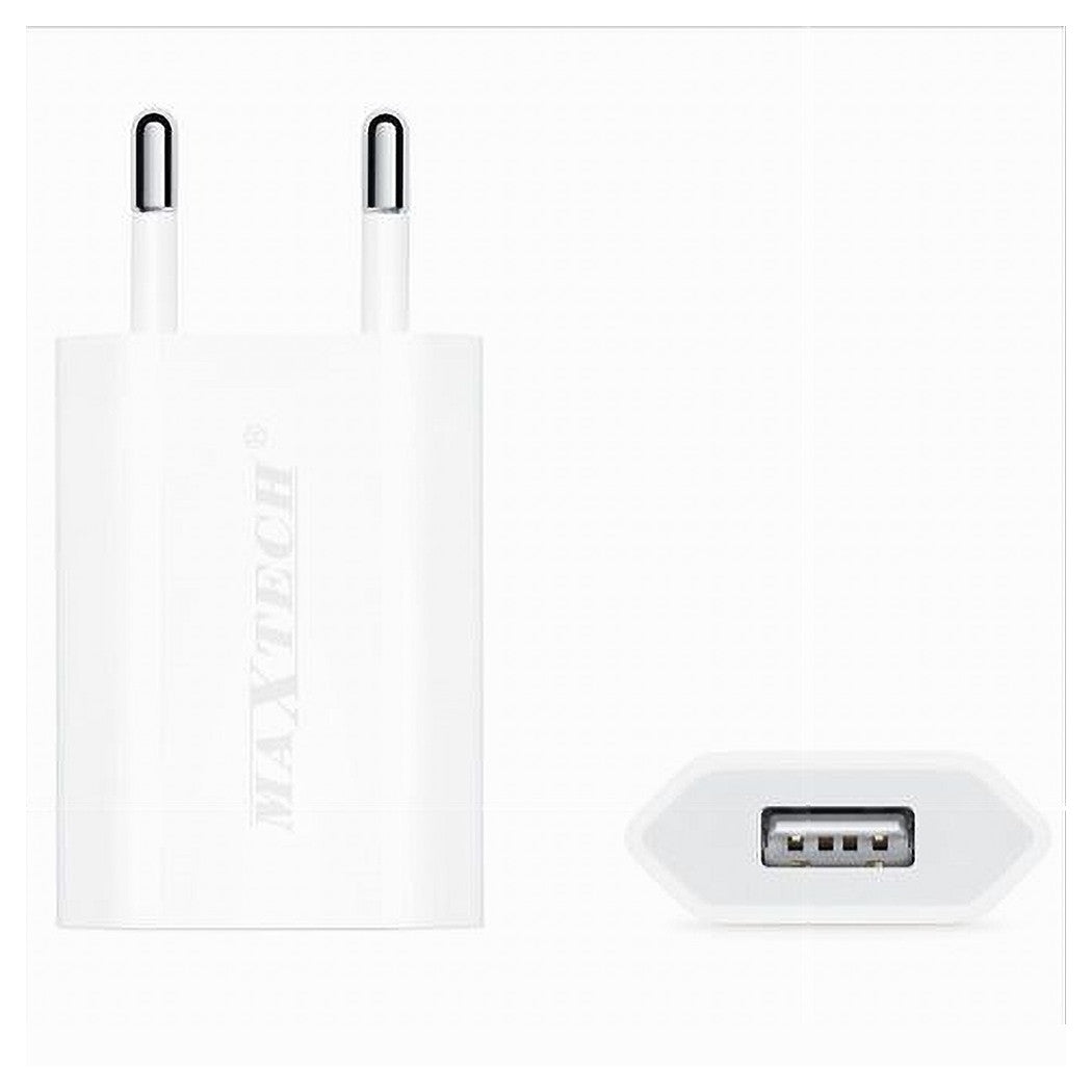 Set 50 Caricatori Usb Smartphone 5v-1000ma Caricabatteria Maxtech Ca-s014 50pz         