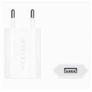 Set 50 Caricatori Usb Smartphone 5v-1000ma Caricabatteria Maxtech Ca-s014 50pz         