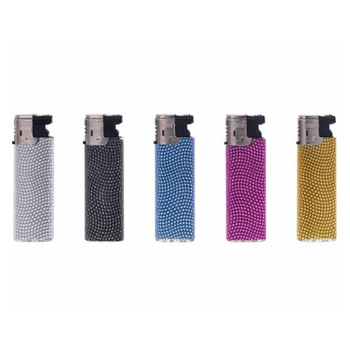 Trade Shop - Set 50 Pezzi Accendini Prof Shiny Stickers Slidecap Turbofiamma Lucida 40804358 -