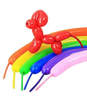 Set 12 Pezzi Palloncini Palloncino Lunghi Colorati Misti Festoni Decorazione         