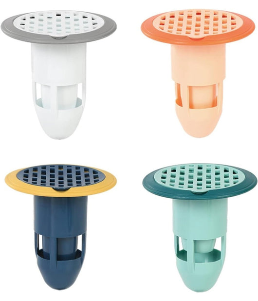 Set 5pz Nucleo Scarico A Pavimento Antiodore Silicone Per Bagno Cucina Lavatrice         