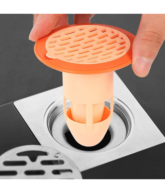 Set 5pz Nucleo Scarico A Pavimento Antiodore Silicone Per Bagno Cucina Lavatrice         