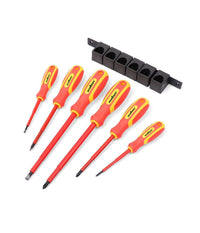 Set 6 Cacciaviti Cacciavite Croce E Taglio Isolanti Con Punte Magnetiche         