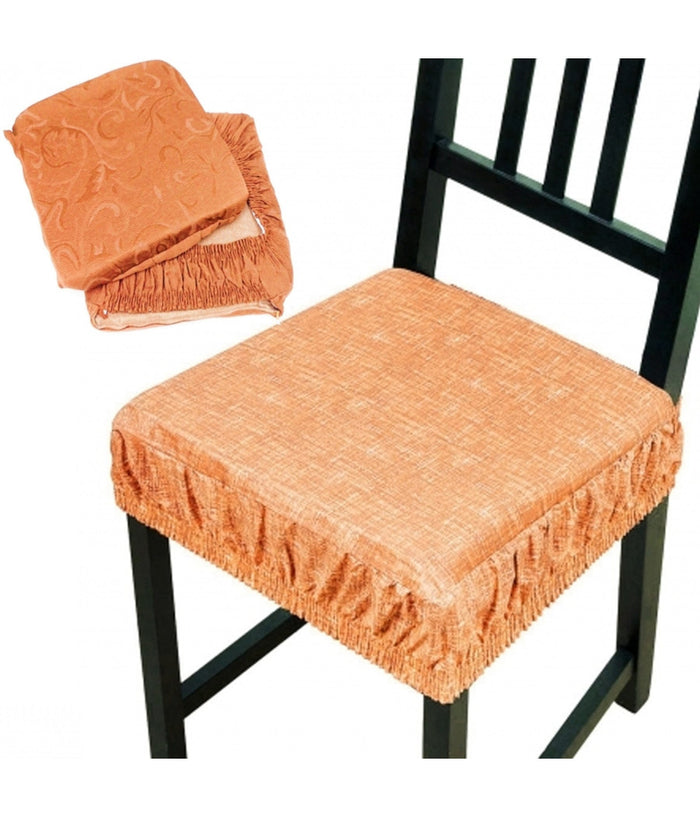 Set 6 Coprisedia Cuscini Con Elastico Cuscino Per Sedie Imbottito Sfoderabile         